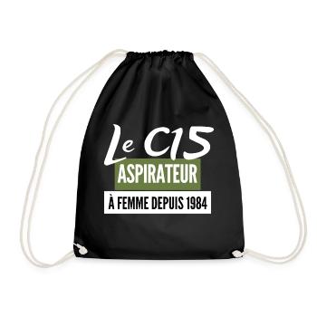 Le c15 aspirateur à femme cadeau c15 du seigneur - Sac de sport léger - noir - Devant