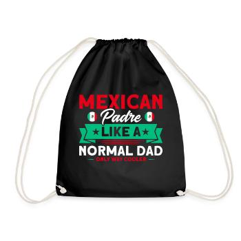 Mexiko Mexikanische Wurzeln Geschenk - Turnbeutel - Schwarz - Vorne