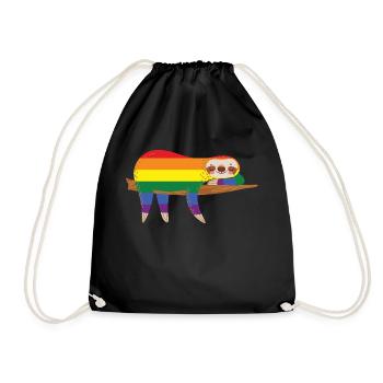Paresseux de la fierté - Sac de sport léger - noir - Devant