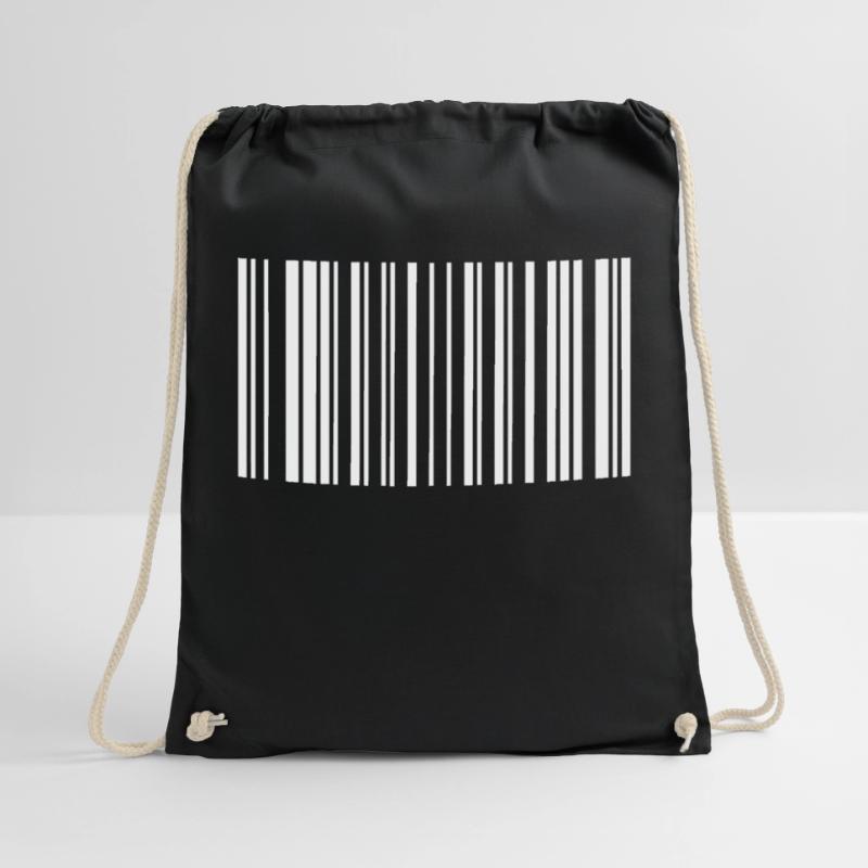 Code-barres de la paix Friedenszeichen Strichcode Symbole Sac de sport léger