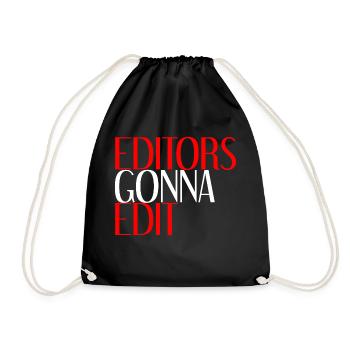 Les éditeurs vont à Edit 4 - Sac de sport léger - noir - Devant