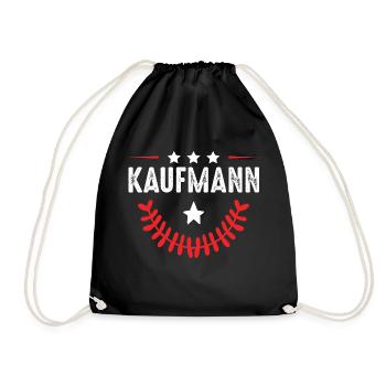 Kaufmann Beruf - Turnbeutel - Schwarz - Vorne