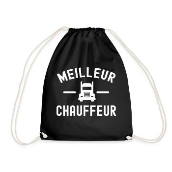 meilleur chauffeur - Sac de sport léger - noir - Devant