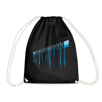 Langage de programme de code binaire - Sac de sport léger - noir - Devant