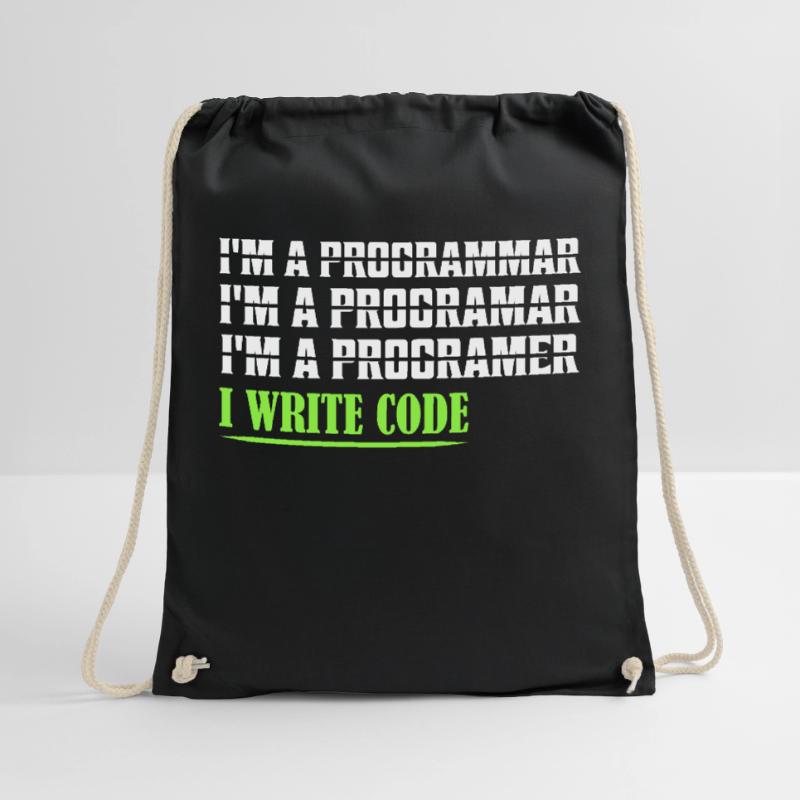 Je suis un programmar ........ J’écris du code logiciel de codage Sac de sport léger