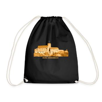 Hengebach Burg heimbach Eifel North Rhine-Westphalia - Drawstring Bag - black - Front