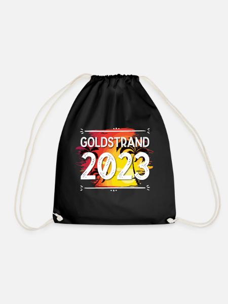 Goldstrand 2023 - Turnbeutel - Schwarz