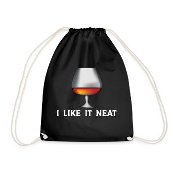 Whiskey trinken Whiskey trinken Whiskey Geschenk - Turnbeutel - Schwarz - Vorne