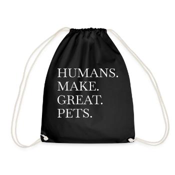 51 fun alien lovers statement quote present animal - Turnbeutel - Schwarz - Vorne