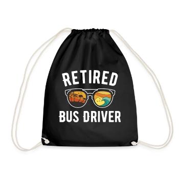 Retired Bus Driver Beach Vacation Sunglasses - Turnbeutel - Schwarz - Vorne