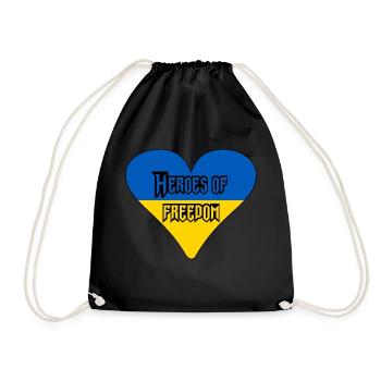 Heroes of freedom - Drawstring Bag - black - Front