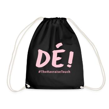 Dé ! - Sac de sport léger - noir - Devant
