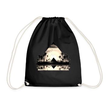 Egypte Egypte Isis Pharaons Pharaons Pyramide Afrique - Sac de sport léger - noir - Devant