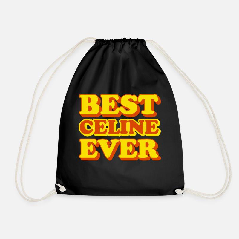 Celine Vorname lustiges Geschenk - Turnbeutel - Schwarz