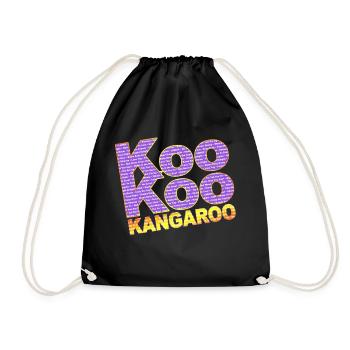 Koo Kangaroo - Drawstring Bag - black - Front