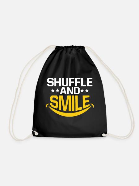 Shuffle And Smile Tap Dance Tap Dancer - Turnbeutel - Schwarz