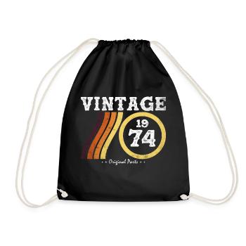 Classic Vintage 1974 - Edition Limitée Retro 50 - Sac de sport léger - noir - Devant