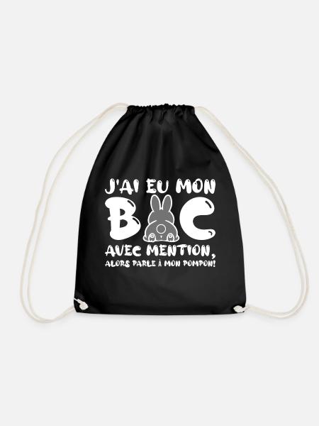 J'ai eu mon BAC Félicitations Nouveau Bachelier - Sac de sport léger - noir