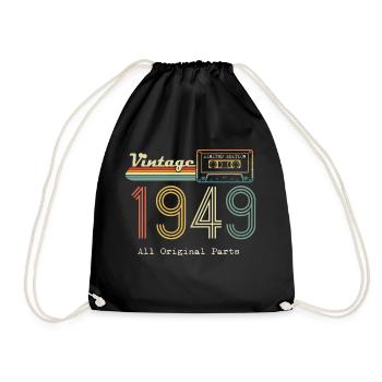 1949 Original 1949 Vintage Vintage rétro anniversa - Sac de sport léger - noir - Devant