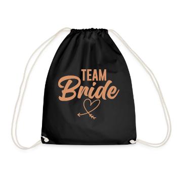 Team Bride Squad Tribe Bridal Party Bachelorette - Sac de sport léger - noir - Devant