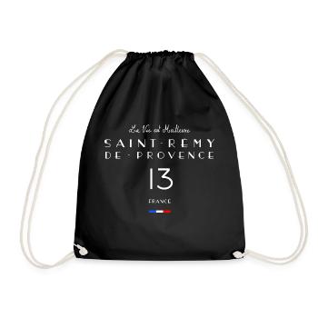 Saint-Rémy de Provence 13 Bouches-du-Rhône - Drawstring Bag - black - Front