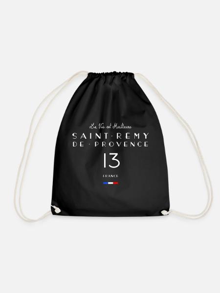 Saint-Rémy de Provence 13 Bouches-du-Rhône - Drawstring Bag - black