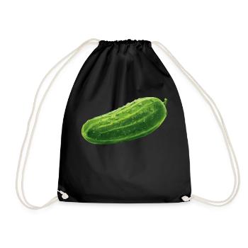 Concombre - Sac de sport léger - noir - Devant