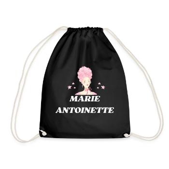 Reine Marie Antoinette Portrait Rose - Sac de sport léger - noir - Devant