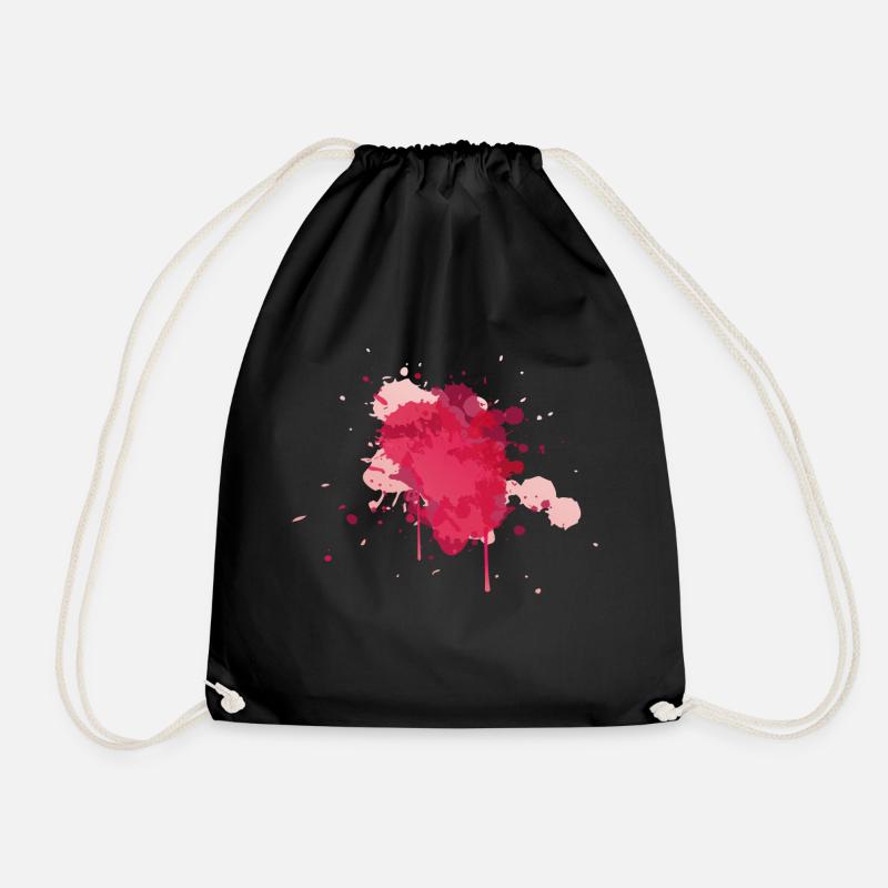 Aquarelle Splash - Sac de sport léger - noir