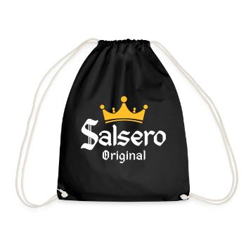 Salsero Original - Salsa Dance Fashion - Drawstring Bag - black - Front