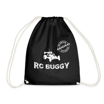 RC buggy father son daughter gift original - Drawstring Bag - black - Front