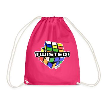 Rubik's Cube Twisted! - Sac de sport léger - fuchsia - Devant
