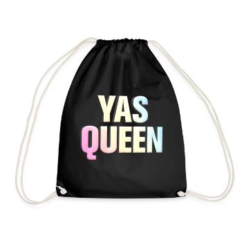 Yas Queen - Drawstring Bag - black - Front