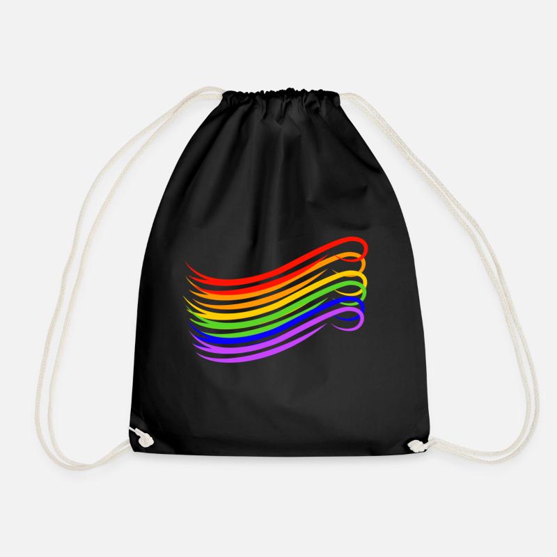 Homo - Drawstring Bag - black