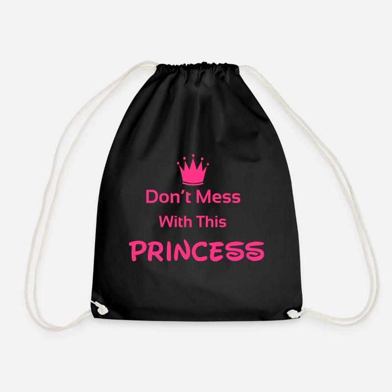 Princess - Turnbeutel - Schwarz