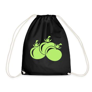 tomates - Sac de sport léger - noir - Devant
