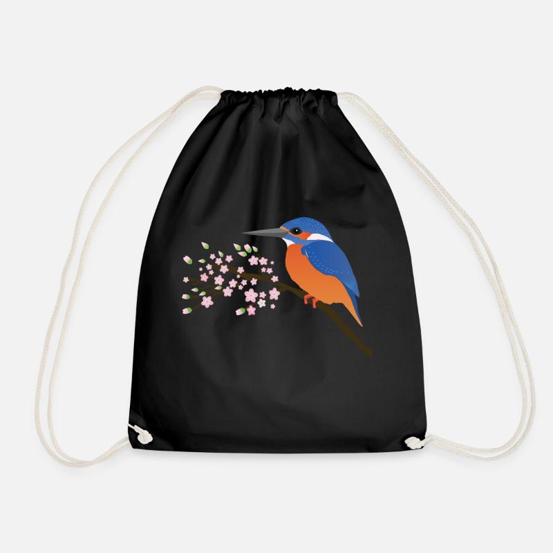 Le martin-pêcheur - Sac de sport léger - noir