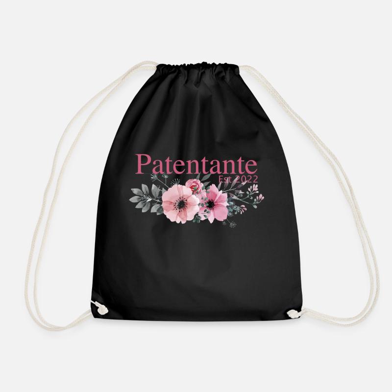 Patentant 2022 - Drawstring Bag - black