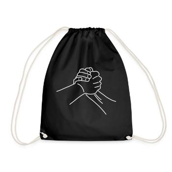 Poignée de main - Sac de sport léger - noir - Devant