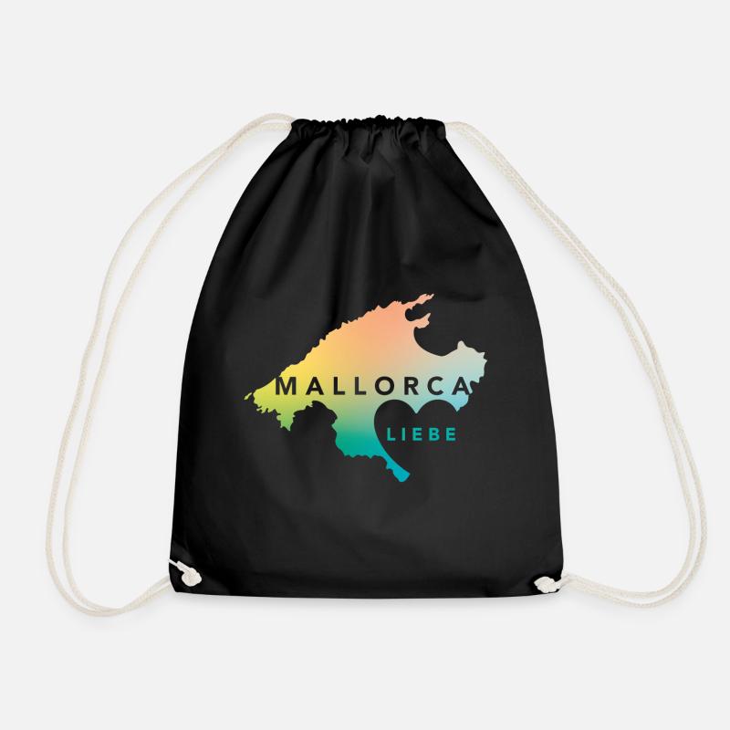 MallorcaLiebe - Turnbeutel - Schwarz