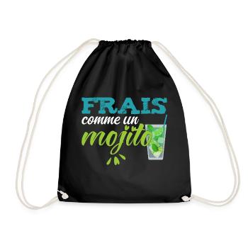 Mojito Morito Frais Cocktail Vacances Original Tee - Sac de sport léger - noir - Devant