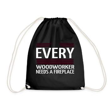 charpentier de construction tshirts de charpentier sexy - Sac de sport léger - noir - Devant