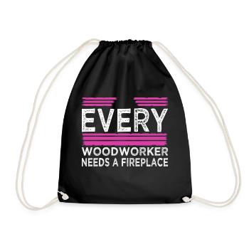 cadeau d’anniversaire blague forestier forestier - Sac de sport léger - noir - Devant