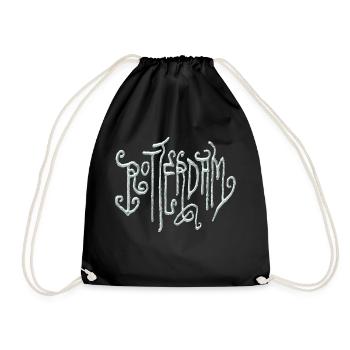 Rotterdam - Drawstring Bag - black - Front