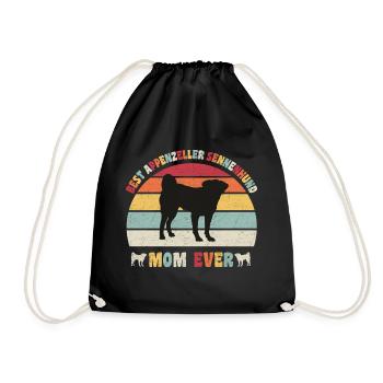 Meilleure maman Appenzeller Mountain Dog jamais amoureux des chiens - Sac de sport léger - noir - Devant