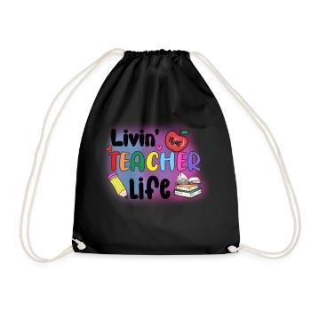 Teachers Teachers School Teachers Teaching Staff - Drawstring Bag - black - Front