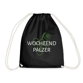Wocheendpälzer - Turnbeutel - Schwarz - Vorne