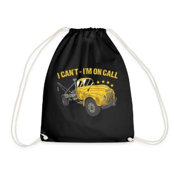 Je ne peux pas être opérateur de dépanneuse de garde - Sac de sport léger - noir - Devant