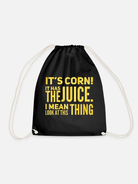 Its corn - Turnbeutel - Schwarz