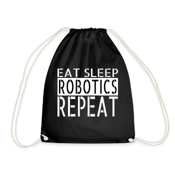 funny quote mechanical robotics engineer cool - Turnbeutel - Schwarz - Vorne